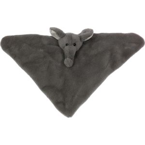 Knuffeldier Olifant - zachte pluche stof - tuttel/knuffeldoekje - grijs - 45 cm