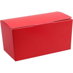 Cadeaudoosje/bonbondoosje - 12 x 6 cm - Bruiloft bedankje - 25x stuks - rood - 250 gram