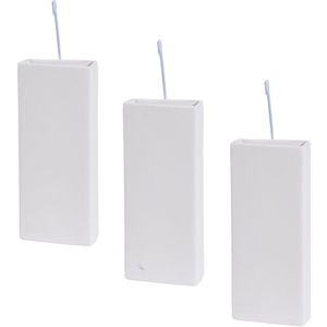 Pakket van 4x stuks witte radiators bak luchtbevochtigers/waterverdampers 20 cm