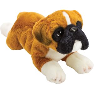 Pluche Knuffel Dieren Boxer Hond 34 cm - Speelgoed Knuffelbeesten - Honden Soorten Boxers