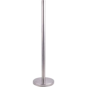 RVS toiletrolhouder / toiletpapier houder 55 cm - Badkamer/toilet benodigdheden - Toiletpapier/wcpapier houders