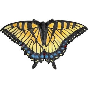 Gekleurde pages vlinder dieren magneet 7 cm