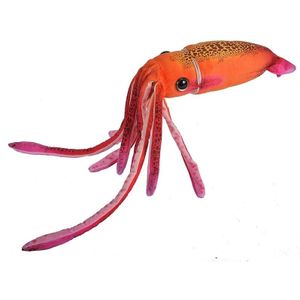 Pluche oranje octopus/inktvis knuffel 38 cm speelgoed