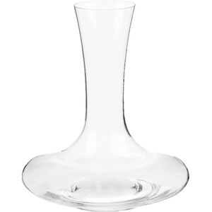 Wijn karaf/decanteer kan 1,5 liter van glas met taps toelopende hals
