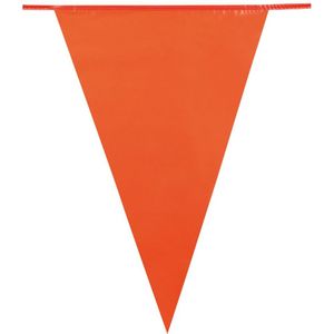 Vlaggenlijn - oranje - 25 meter - kunststof