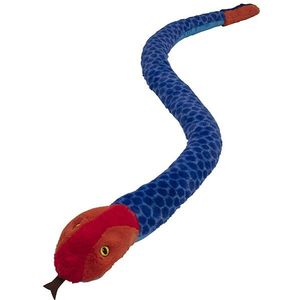 Pluche Dieren Knuffels Blauwe Koraal Slang van 150 cm - Knuffeldieren Slangen Speelgoed