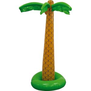 Tropische Hawaii party palmboom/bomen opblaasbaar van 180 cm
