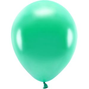 300x Groene ballonnen 26 cm eco/biologisch afbreekbaar