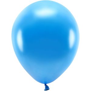 100x Blauwe ballonnen 26 cm eco/biologisch afbreekbaar