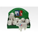 Pluche knuffel boerderijdieren set Schaap/lammetje en Paard van 20 cm - Zachte kinder knuffels