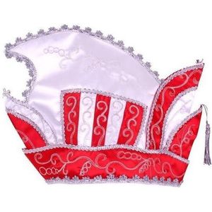 Prins Carnaval muts rood/wit