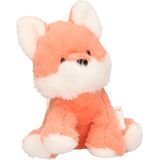 Keel Toys pluche oranje Vos knuffel 14 cm - Vossen bosdieren knuffeldieren - Speelgoed voor kind