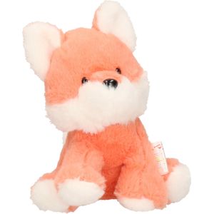 Keel Toys pluche oranje Vos knuffel 14 cm - Vossen bosdieren knuffeldieren - Speelgoed voor kind