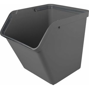 Sunware - Sigma home sorteer unit 60L antraciet - 49,3 x 38,8 x 44,8 cm