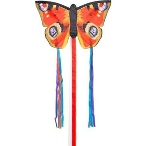 Vlieger dagpauwoog vlinder met staart 52 x 34 cm