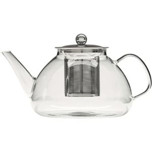 Secret de Gourmet - Theepot - glas/rvs - met filter - 1300 ml