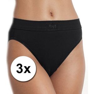 3x Sloggi double comfort Tai slip dames zwart 48