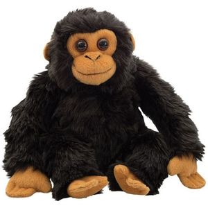 Pluche Chimpansee Aap Knuffel van 22 cm - Dieren Speelgoed Knuffels Cadeau - Apen