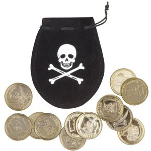 Piraat buidel met munten
