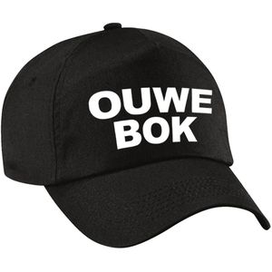 Ouwe bok verjaardag 40 jaar pet / cap zwart voor volwassenen