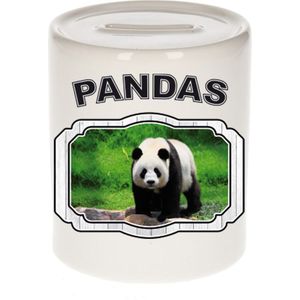 Dieren grote panda spaarpot - pandas/ pandaberen spaarpotten kinderen 9 cm
