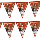 10x stuks vlaggenlijn versiering Sinterklaas 5 meter
