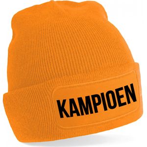 Oranje muts Kampioen - Koningsdag - EK/WK voetbal - one size