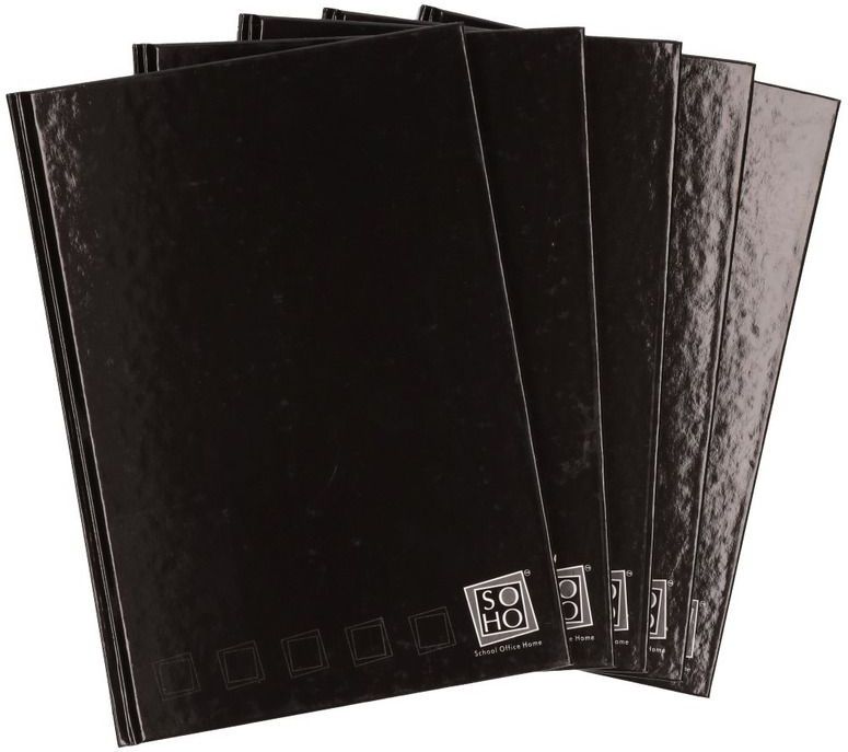 5x Luxe zwarte schriften gelinieerd A4 formaat (kantoor) | € 30 bij  Bellatio.nl | beslist.nl
