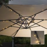 Parasol Verlichting met 72 Warm Witte Led Lichtjes - Parasol Verlichting Lichtsnoer