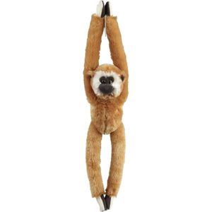 Pluche knuffel dieren hangende Gibbon Aap 65 cm