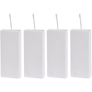 4x Witte radiator luchtbevochtigers 20 cm