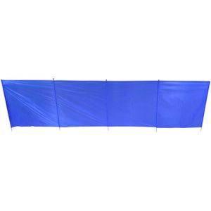 Privacy/windscherm - blauw - 2,25 x 0,5 meter - Strand/camping