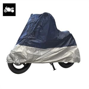 ProPlus Beschermhoes XL voor brommer/scooter/motor - universeel - blauw/zilver - 246 x 104 x 127cm
