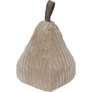 Luance Deurstopper - 1,8 kg - beige - stof - piramide vorm - L14 x B13 x H21 cm - deurstop