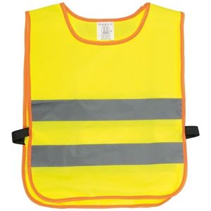 Veiligheidsvest fluorescerend geel voor kinderen