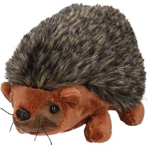 Pluche Knuffel Dieren Egel van 17 cm - Speelgoed Egeltjes Knuffels - Cadeau Voor Jongens/Meisjes