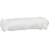 AMIG Touw - 4x - 20 meter - D4mm - nylon - wit - waslijn - tuin