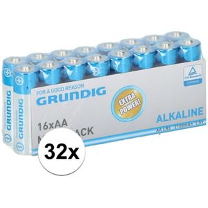 32x Grundig AA batterijen alkaline