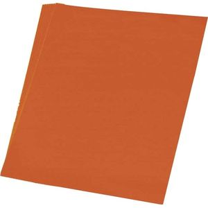 200 vellen oranje A4 hobby papier