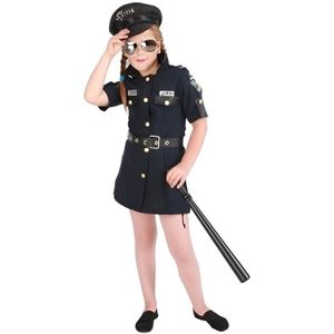Meisjes politie jurk kostuum