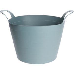 Flexibele emmer - 30 liter - groen - Kunststof - 54 x 57 cm