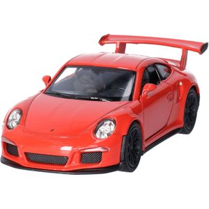 Speelgoed Porsche auto - rood - die-cast metaal - 11 cm - Model 911 GT3 RS