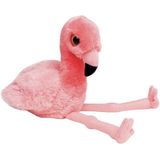 Pluche Roze Flamingo Knuffeldier van 23 cm - Speelgoed Dieren Knuffels Cadeau Voor Kinderen