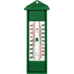 Thermometer min/max - groen - kunststof - 31 cm