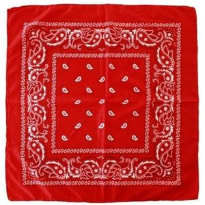 20x Rode boeren bandana zakdoeken