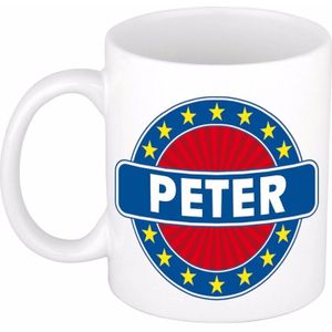 Peter naam koffie mok / beker 300 ml  - namen mokken
