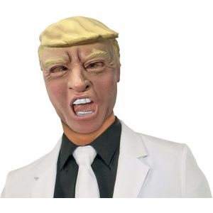 Rubber masker president Trump