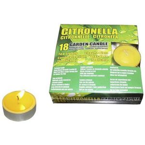 Set van 54x citronella waxine lichtjes - Geurkaarsen citrus geur