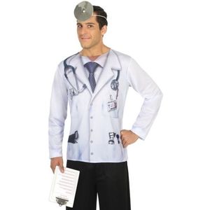 Dokter verkleed shirt voor heren