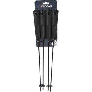 Vaggan barbecue pennen set (4 stuks)